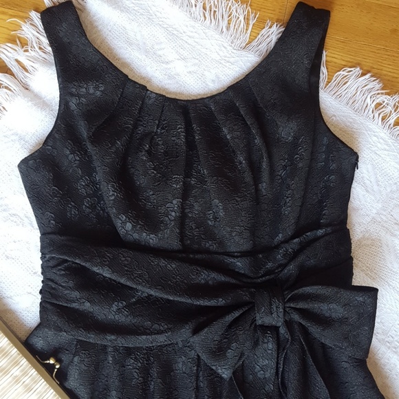 Jones New York black floral print dress - Picture 2 of 7